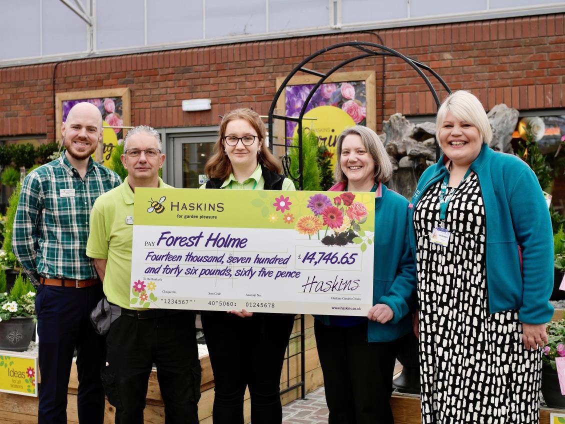 Haskins Ferndown celebrates successful year of fundraising and announces new charity of the year